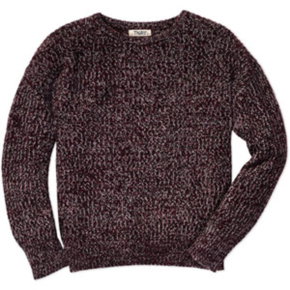 Aritzia Burgundy Cashmere Mix Sweater